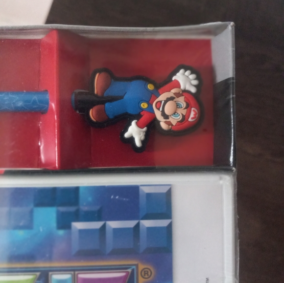 Tetris Axis Nintendo 3DS & Retractable Mario Stylus New Sealed Rare - Picture 3 of 12
